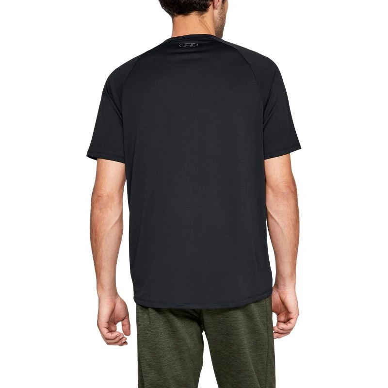 Under Armour Men's UA Techâ„¢ 2.0 Short Sleeve T-Shirt Black / Graphite - Image 2
