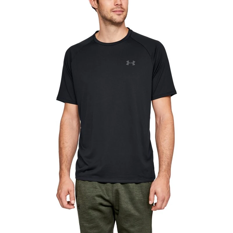 Under Armour Men's UA Techâ„¢ 2.0 Short Sleeve T-Shirt Black / Graphite