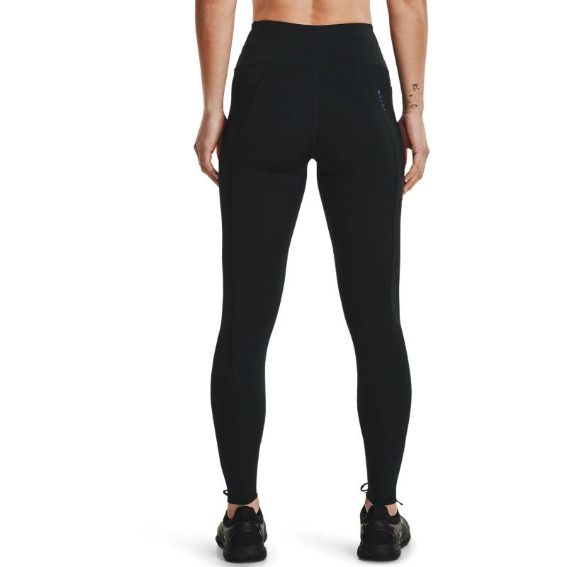 Under Armour Women's UA RUSHâ„¢ No-Slip Waistband Full-Length Leggings Black / Iridescent - Image 2