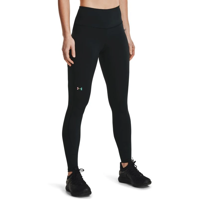 Under Armour Women's UA RUSHâ„¢ No-Slip Waistband Full-Length Leggings Black / Iridescent