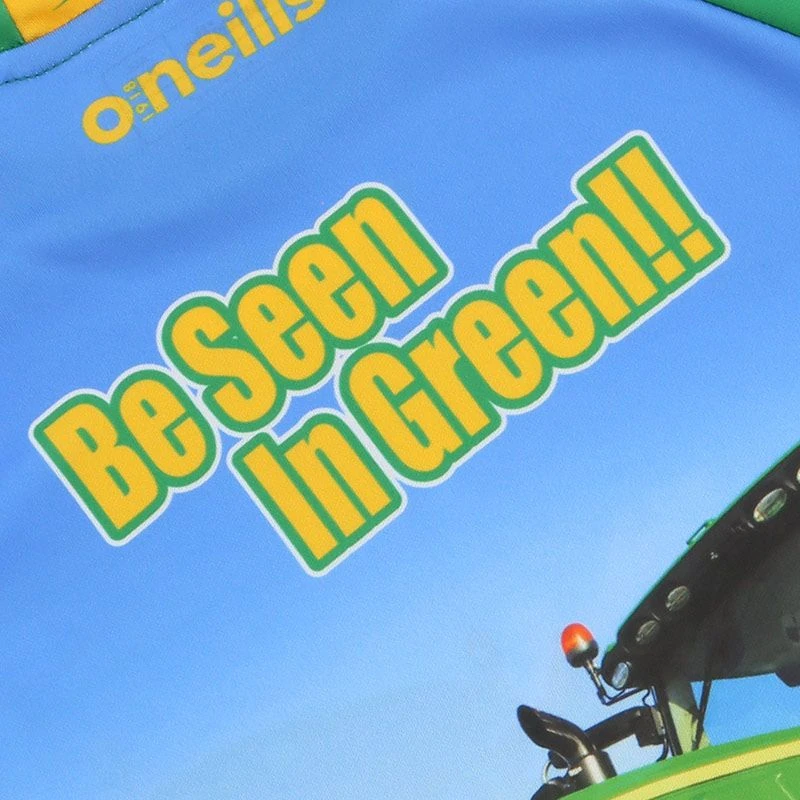 Kids' Be Seen In Green Ploughing Championships Jersey - Image 4