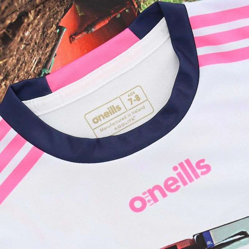 Kids' Pink Plough On! Ploughing Championships Jersey - Image 3