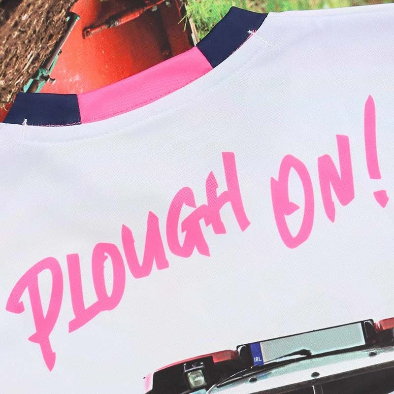 Women's Pink Plough On! Ploughing Championships Jersey - Image 4