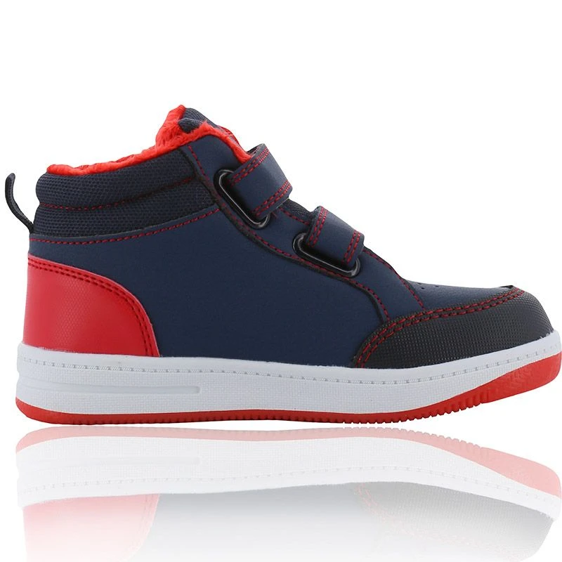Spiderman High Top Trainer Navy / Red - Image 2