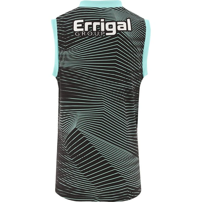 Derry GAA Kids' Training Vest Black / Green - Image 2