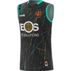 Down GAA Hurling Kids' Training Vest Dark Grey