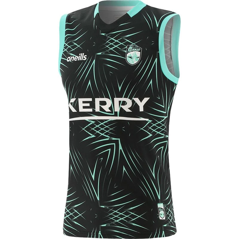 Kerry GAA Kids' Training Vest Dark Grey