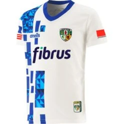 Antrim GAA Kids' Short Sleeve Training Top White / Royal