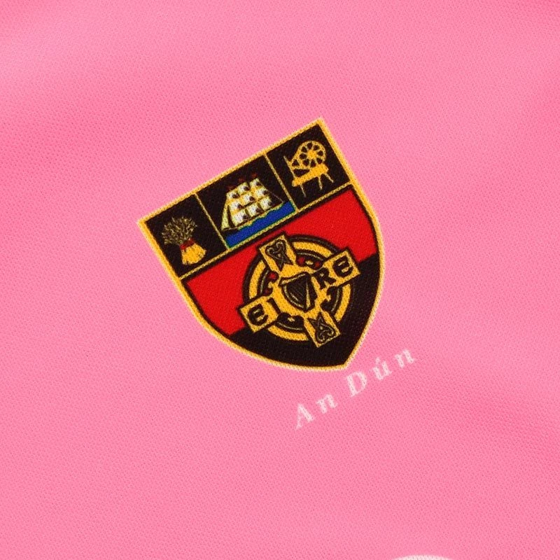 Down GAA Kids' Short Sleeve Training Top Pink - Image 3