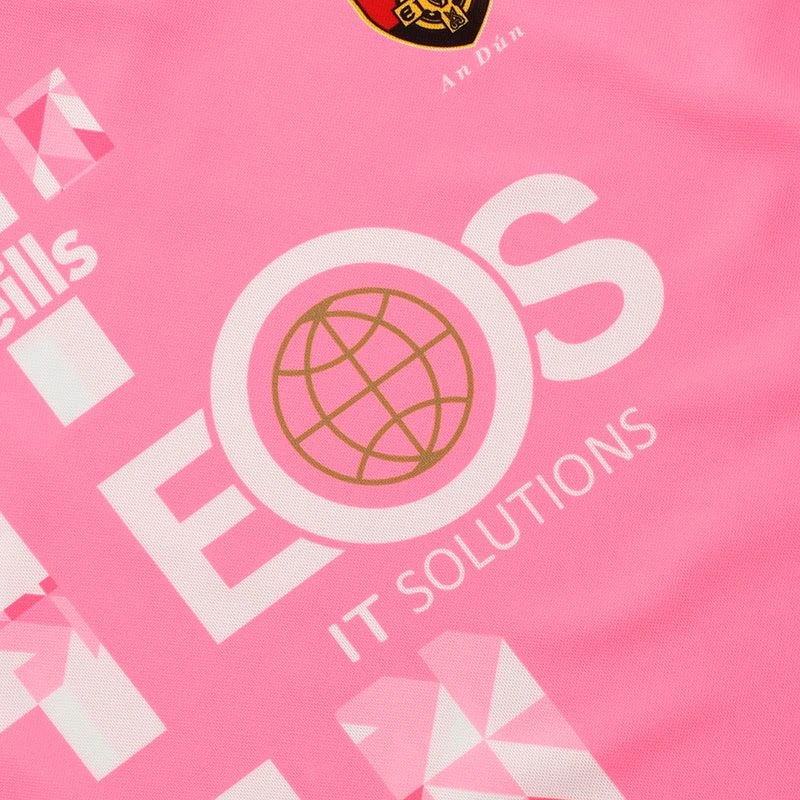Down GAA Kids' Short Sleeve Training Top Pink - Image 4