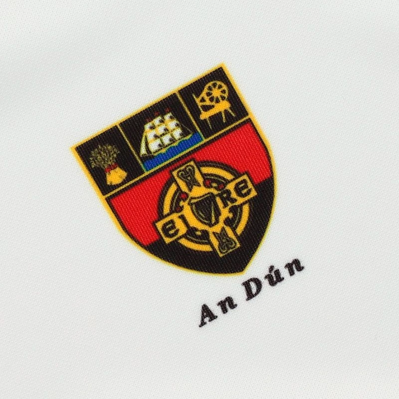 Down GAA Kids' Short Sleeve Training Top White / Royal - Image 3