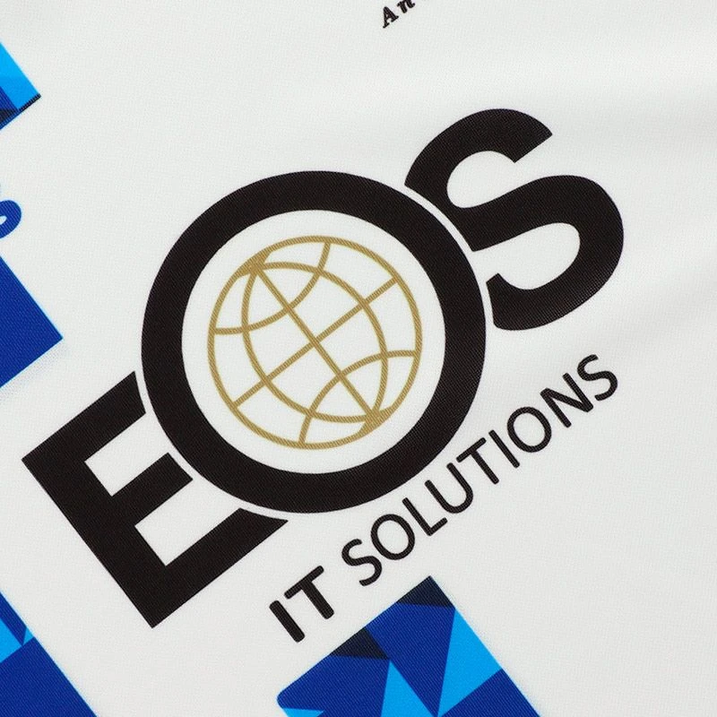 Down GAA Kids' Short Sleeve Training Top White / Royal - Image 4