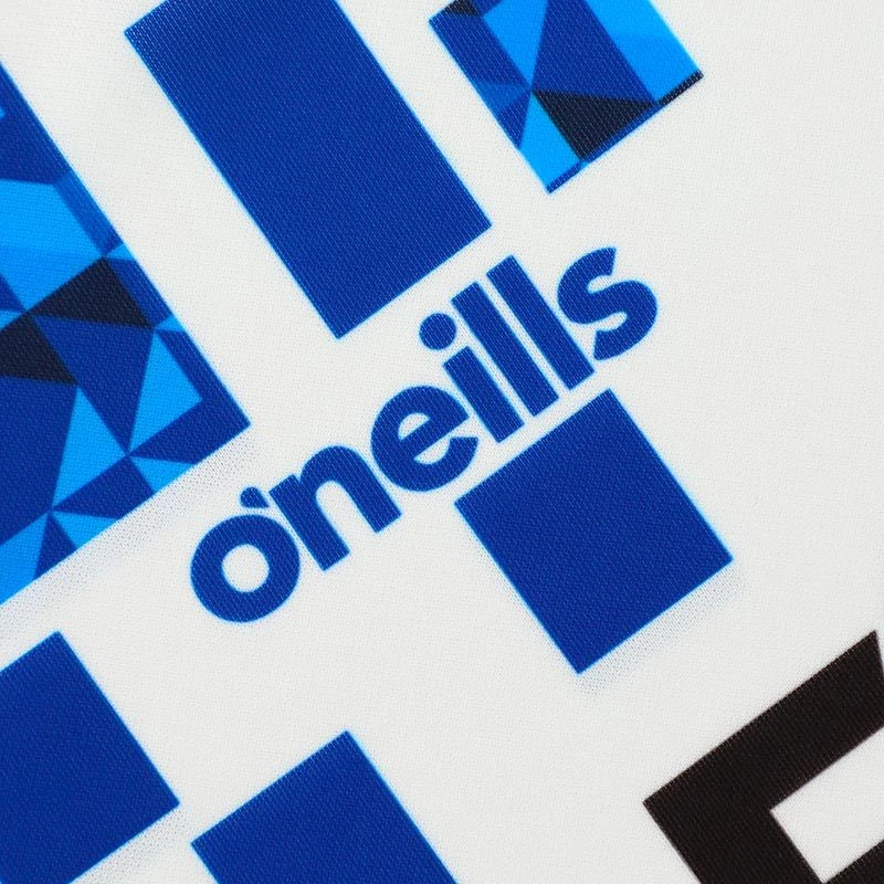 Down GAA Kids' Short Sleeve Training Top White / Royal - Image 5