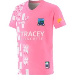 Fermanagh GAA Kids' Short Sleeve Training Top Pink