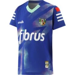 Antrim GAA Kids' Short Sleeve Training Top Royal / Green