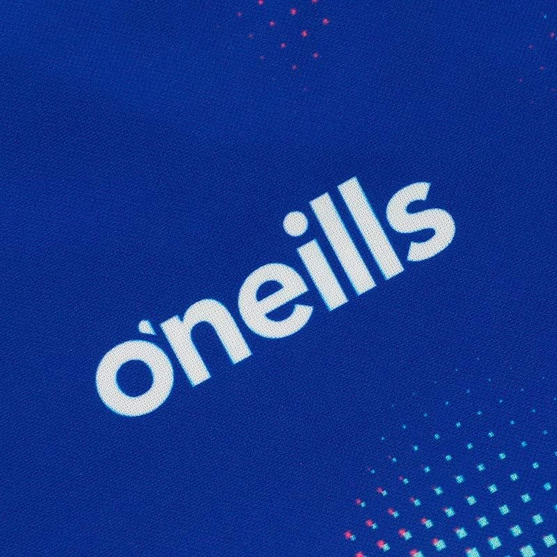 Antrim GAA Player Fit Short Sleeve Training Top Royal / Green - Image 7