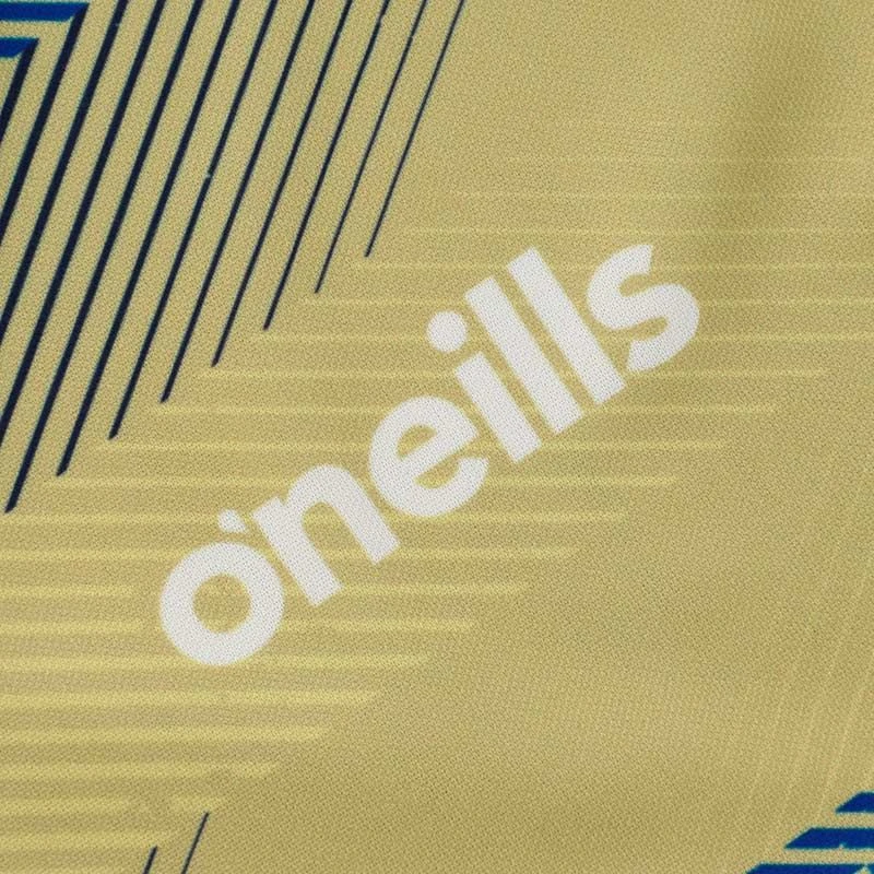 Tyrone GAA Kids' Short Sleeve Training Top Gold / Royal - Image 6