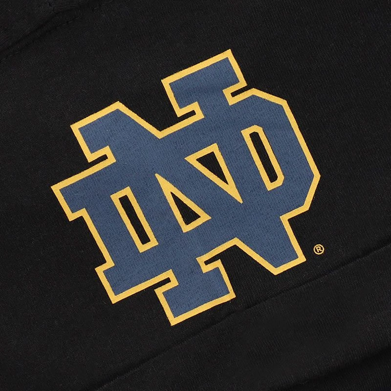 Trad Craft Men's Notre Dame Here Come The Irish T-Shirt Black / Multi - Image 4