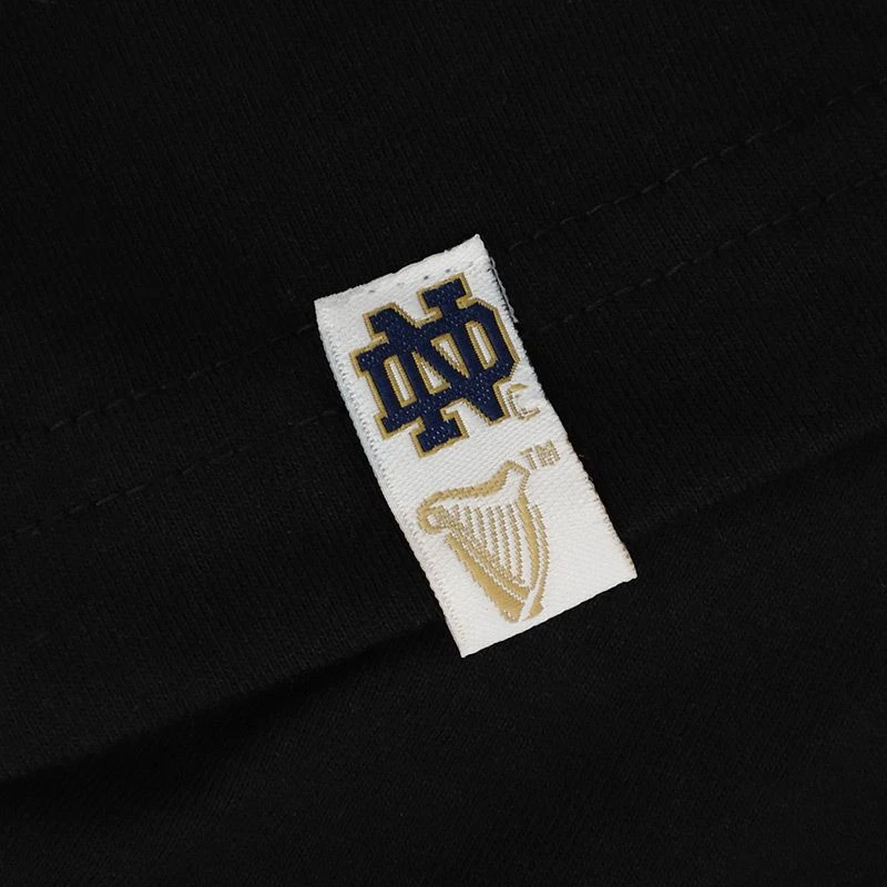 Trad Craft Men's Notre Dame Here Come The Irish T-Shirt Black / Multi - Image 7