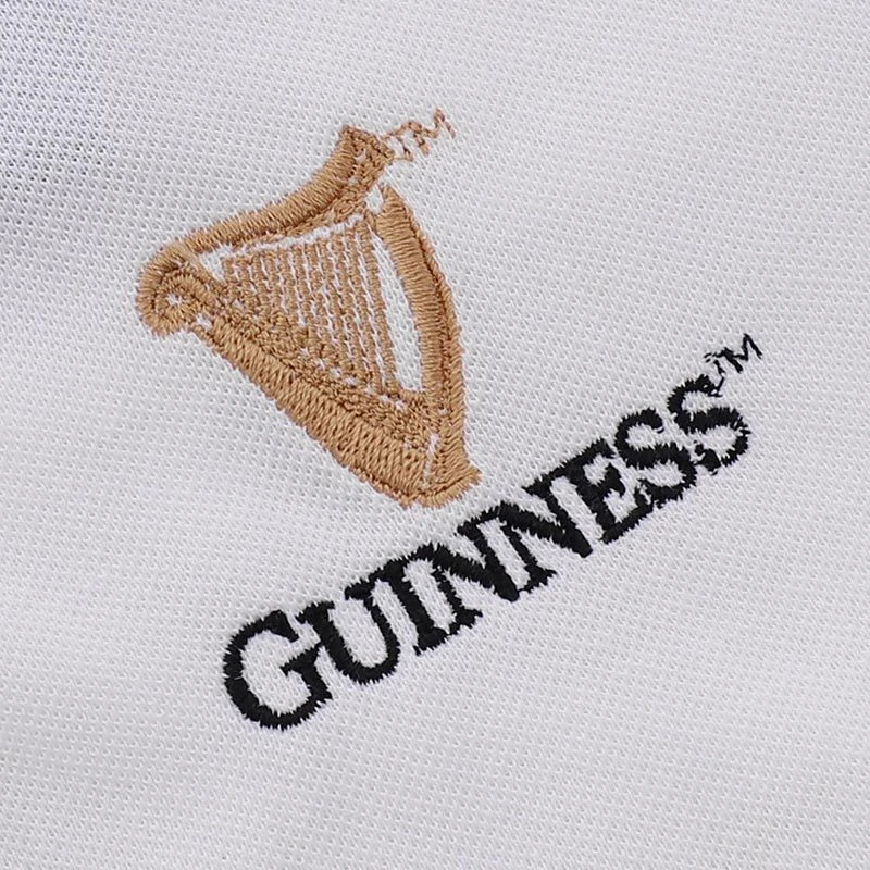 Guinness Men's Notre Dame Polo Shirt Black / White - Image 4