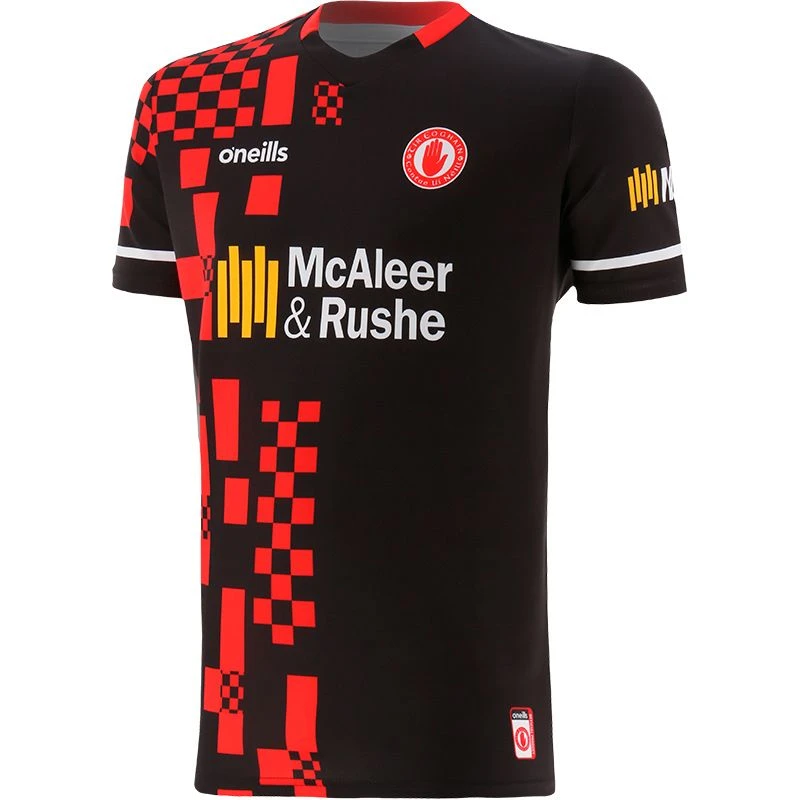 Tyrone GAA Short Sleeve Training Top Black / Red