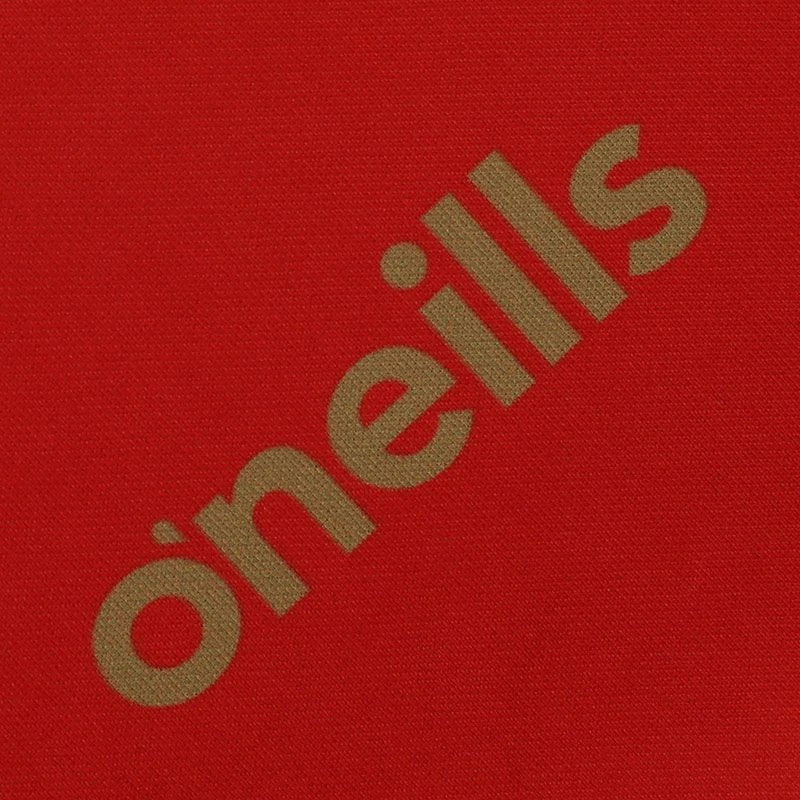 Tyrone GAA Kids' Short Sleeve Training Top Red / Gold - Image 6