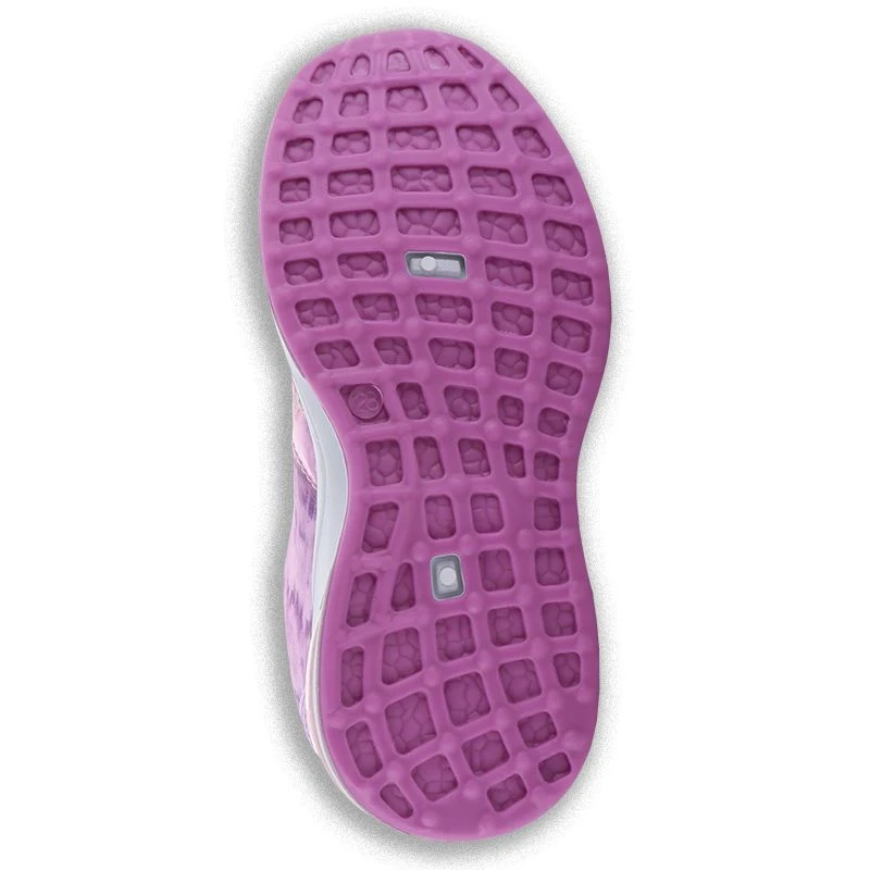 Violet Velcro Light Up Junior Trainers Pink Camo - Image 4