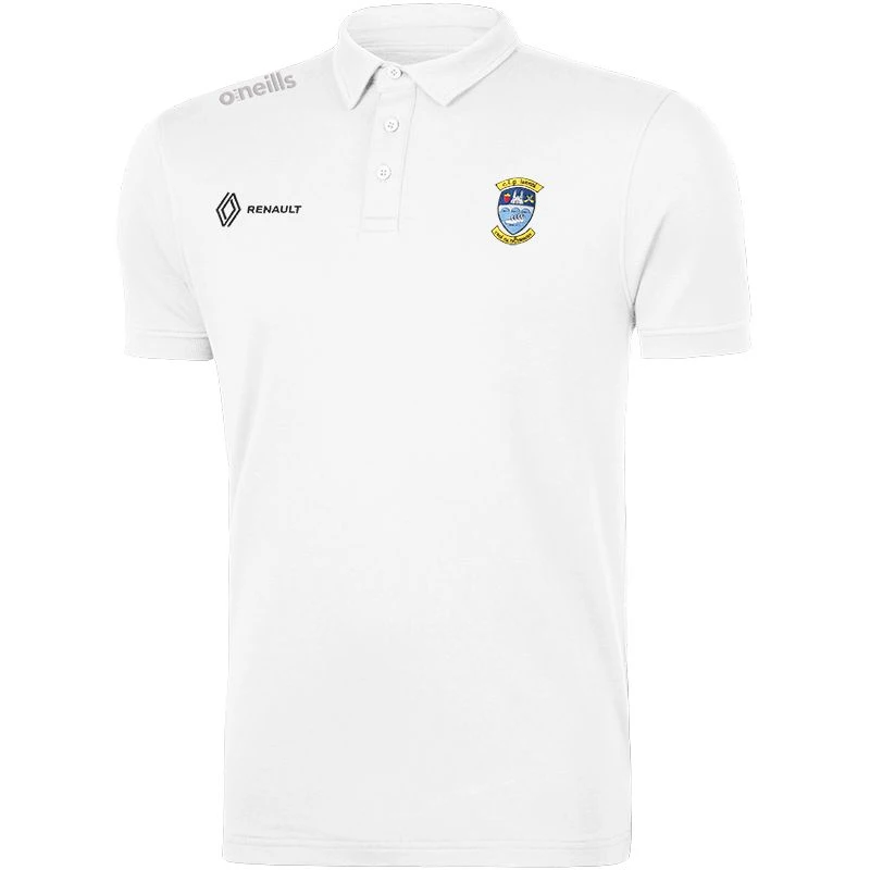 Westmeath GAA Men's Pima Cotton Polo Shirt White