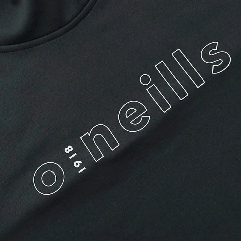 Men's Zack Fleece Pullover Hoodie Dark Grey / Black / Silver - Image 3