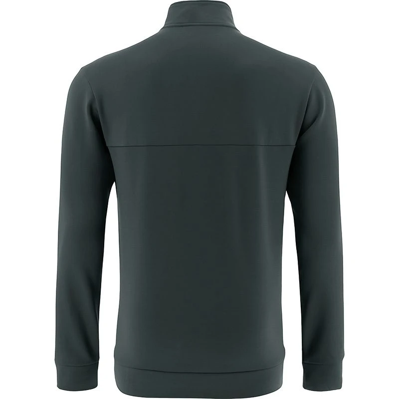 Men's Zack Half Zip Top Dark Grey / Silver - Image 2