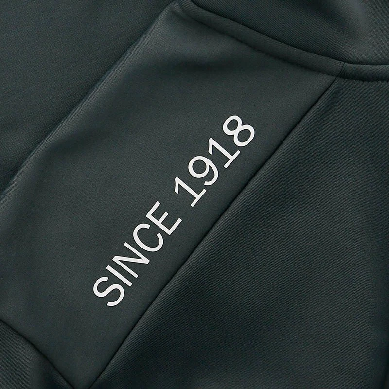 Men's Zack Half Zip Top Dark Grey / Silver - Image 4